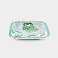 [LARGE PLATE (PLATTER)] APERTURE LONG ANGLE PLATE MOEGI | HAYASHIKURO KILN | OLD IMARI-ARITA WARES