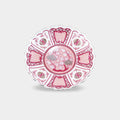 [LARGE PLATE (PLATTER)] SATSUKI 15CM PLATE BENI | HAYASHIKURO KILN | OLD IMARI-ARITA WARES